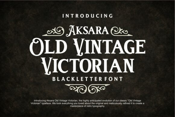 Aksara: A Vintage Typeface for Modern Design