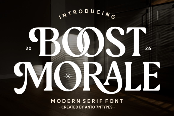 Boost Morale: A Font That Blends Charm and Modernity