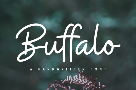 Buffalo: A Striking Handwritten Font for Elegant Design