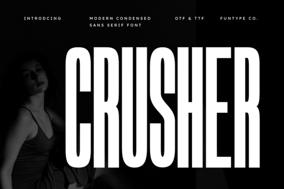 Crusher: A Modern Sans Serif for Impactful Design