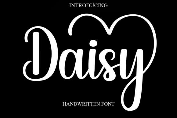 Daisy: A Sweet and Cursive Handwritten Font for Joyful Designs
