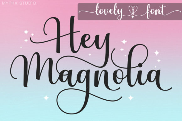 Discover Hey Magnolia: A Unique Handwritten Typeface
