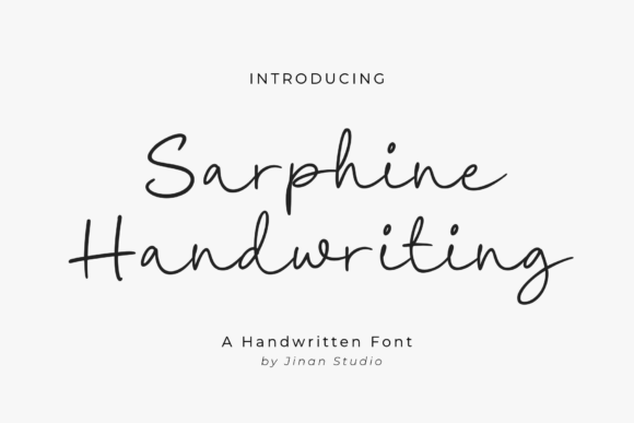 Discover Sarphine: A Font of Clean Elegance and Intimate Flair