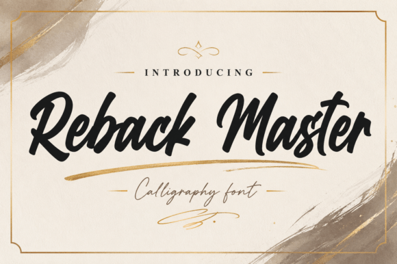 Discover the Bold Charm of the Reback Master Font