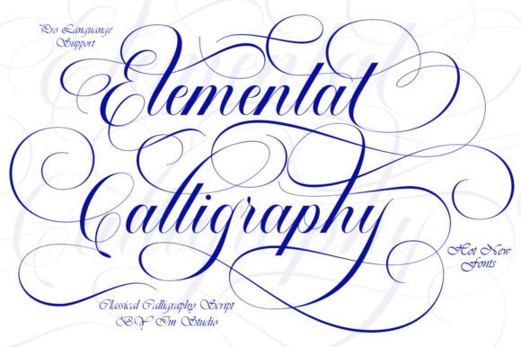 Discover the Elegance of Elemental Calligraphy