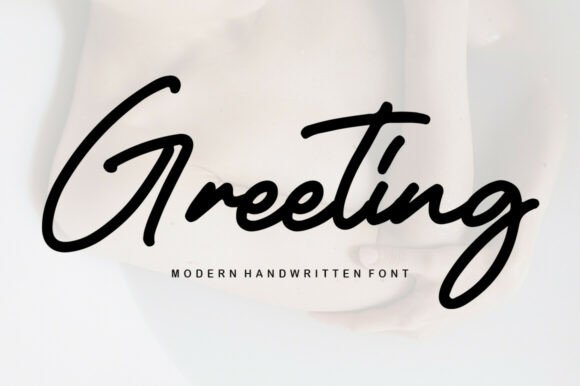 Discover the Elegant Flow of the Greeting Font