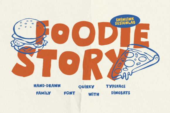 Foodie Story: A Playful Typeface for Creative Brands