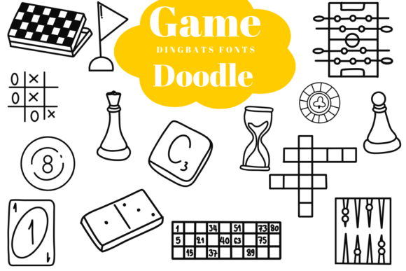 Game Doodle: A Typeface for Playful Design Projects
