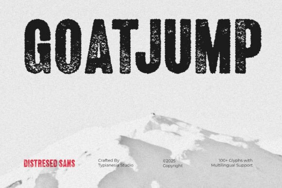 Goatjump: The Distressed Sans-Serif for Authentic Branding