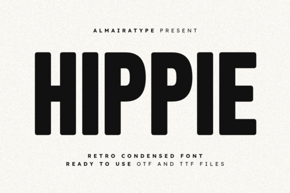 Hippie: A Vintage Typeface for Modern Brands