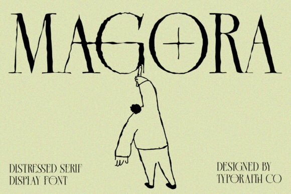 Magora: A Bold Display Serif with Artistic Edge