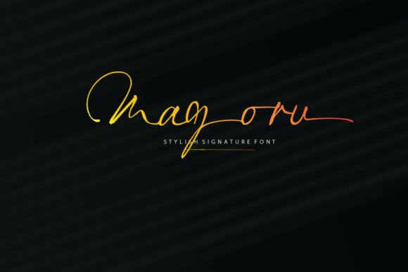 Magoru: The Elegant Signature Font for Modern Designs