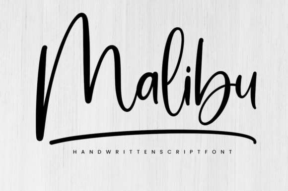 Malibu: A Lovely and Delicate Script Font