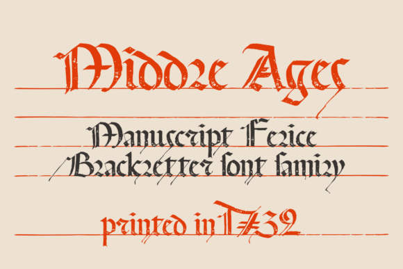 Manuscript Felice: Gothic Elegance for Modern Design
