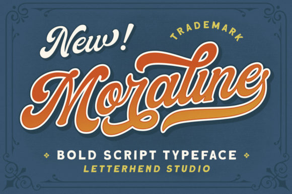 Moraline: A Bold, Retro Font for Stylish Headlines