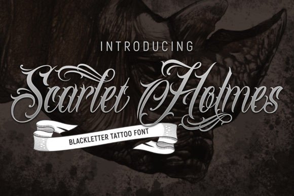Scarlet Holmes: A Contemporary Blackletter Font