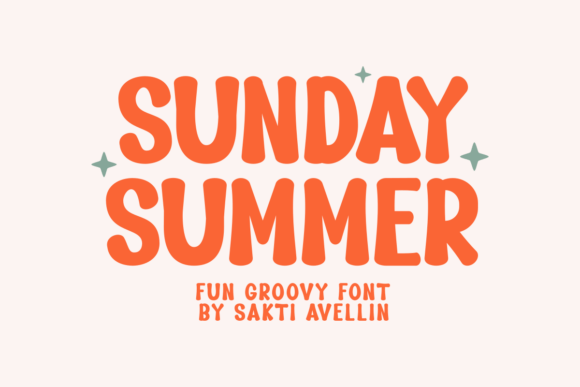 Sunday Summer: A Nostalgic, Handcrafted Retro Typeface
