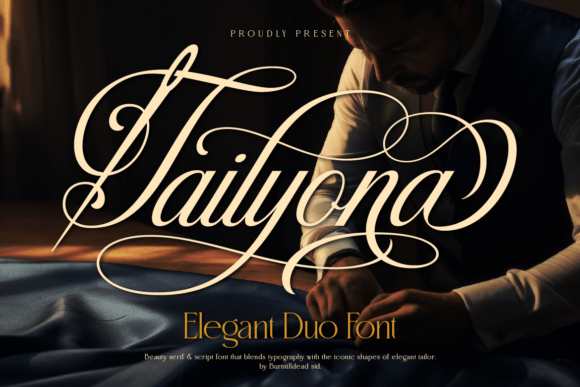 Tailyona: A Refined Font for Elegant Design Projects