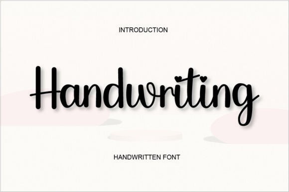 The Handwriting Font: A Stylish Cursive for Bold Designs