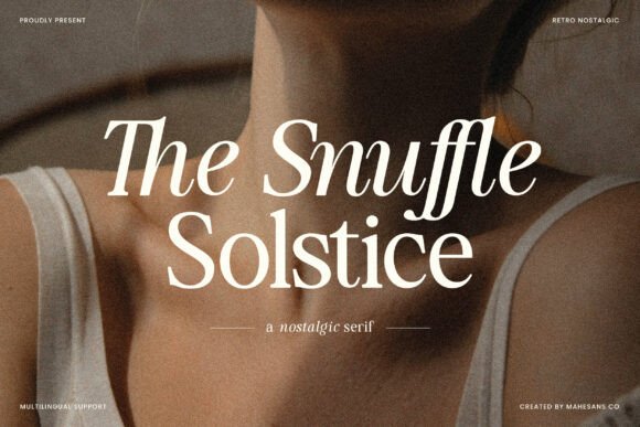 The Snuffle Solstice: Timeless Elegance in Every Letter