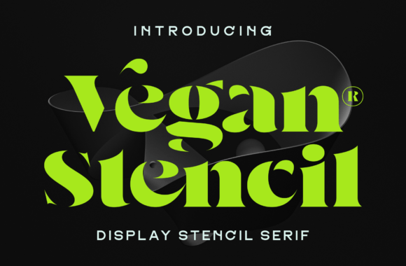 Vegan: A Bold Display Font for Modern Design